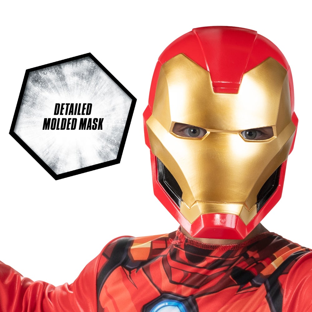 MARVEL - VALUE CHILD - IRON MAN MD (1) BL